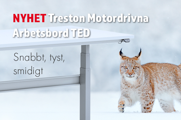 Nytt motordrivet arbetsbord från Treston